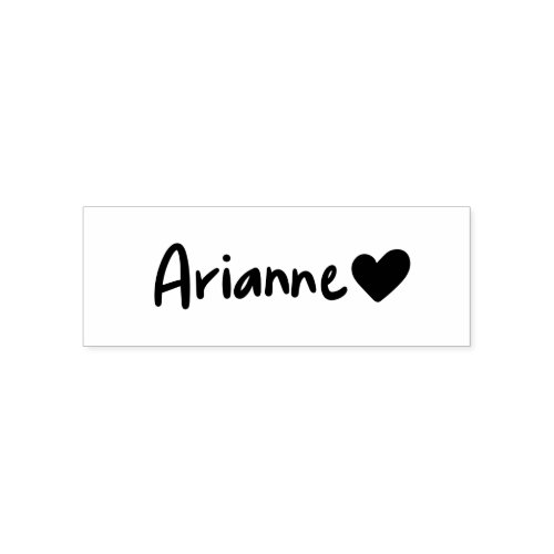 Arianne Self Inking Rubber Stamp