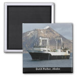 Arica, Fishing Trawler In Dutch Harbor, Alaska Magnet at Zazzle