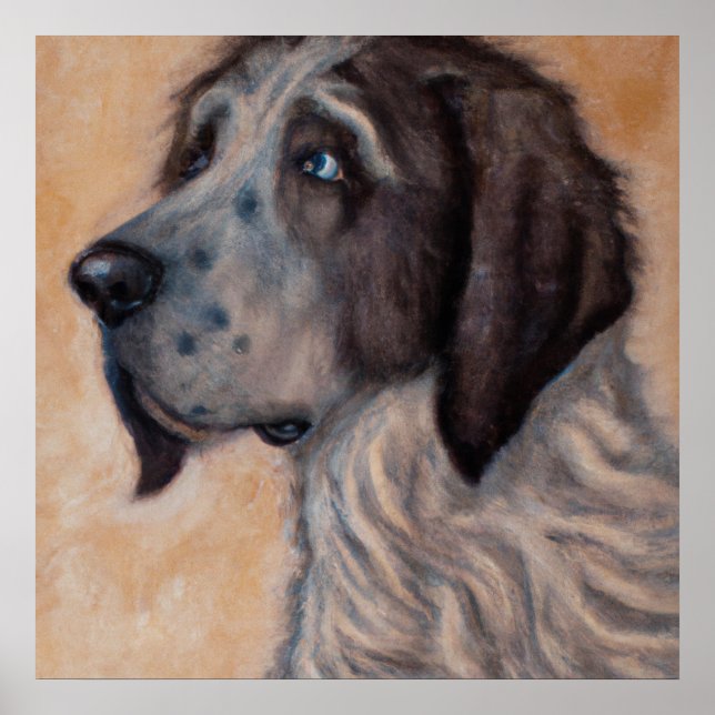 Ariegeois - Dog Portrait Poster (Front)