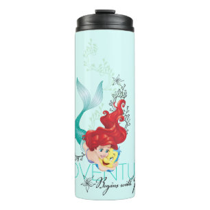 Ariel   Adventure Begins With Friends Thermal Tumbler