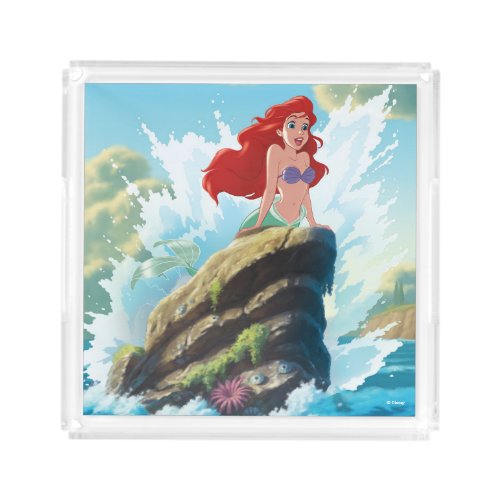 Ariel  Adventure Begins With You Acrylic Tray
