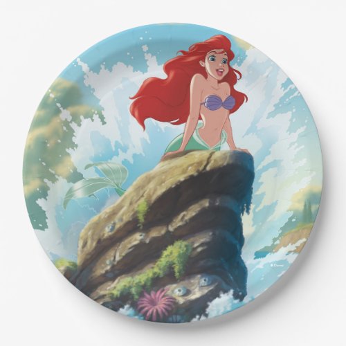 Ariel  Adventure Begins With You Paper Plates