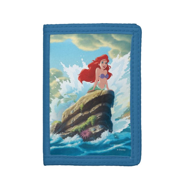 Ariel | Adventure Begins With You Tri-fold Wallet (Front Vertical)