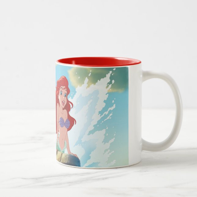 Ariel | Adventure Begins With You Two-Tone Coffee Mug (Right)