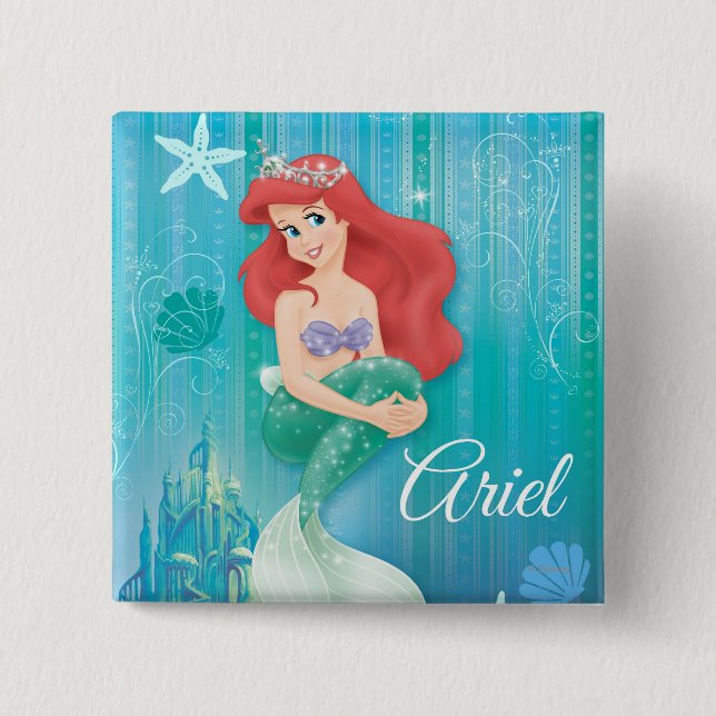 Ariel and Castle Button (Front)