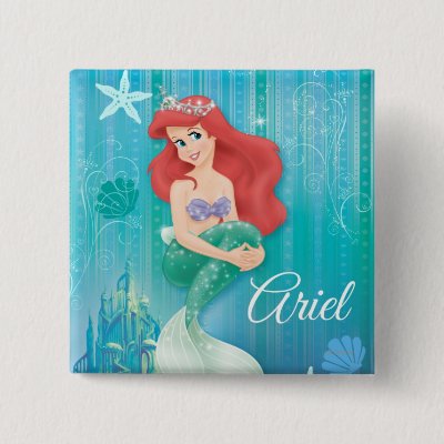 Ariel and Castle Button