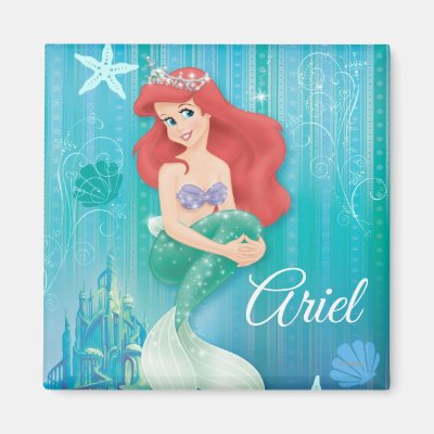 Ariel and Castle Magnet