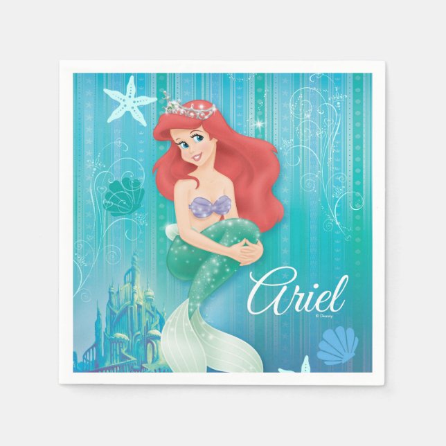 Ariel and Castle Napkins (Front)
