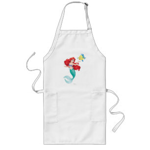 Ariel and Flounder Long Apron
