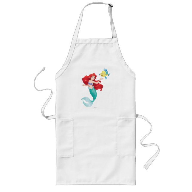 Ariel and Flounder Long Apron (Front)