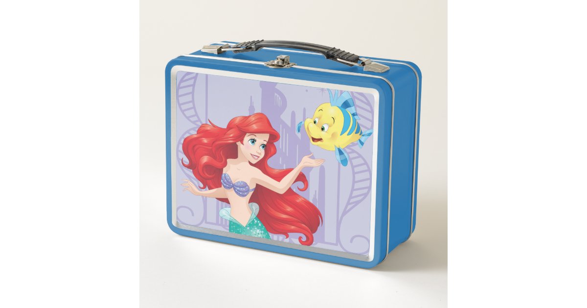 Disney Princess, Ariel, Belle and Rapunzel Metal Lunch Box