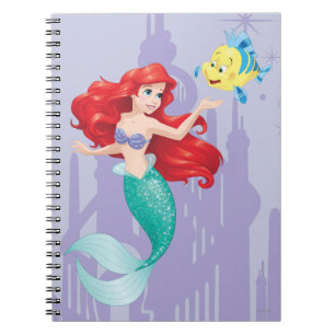 Ariel and Flounder Notebook