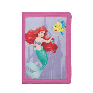 Ariel and Flounder Tri-fold Wallet