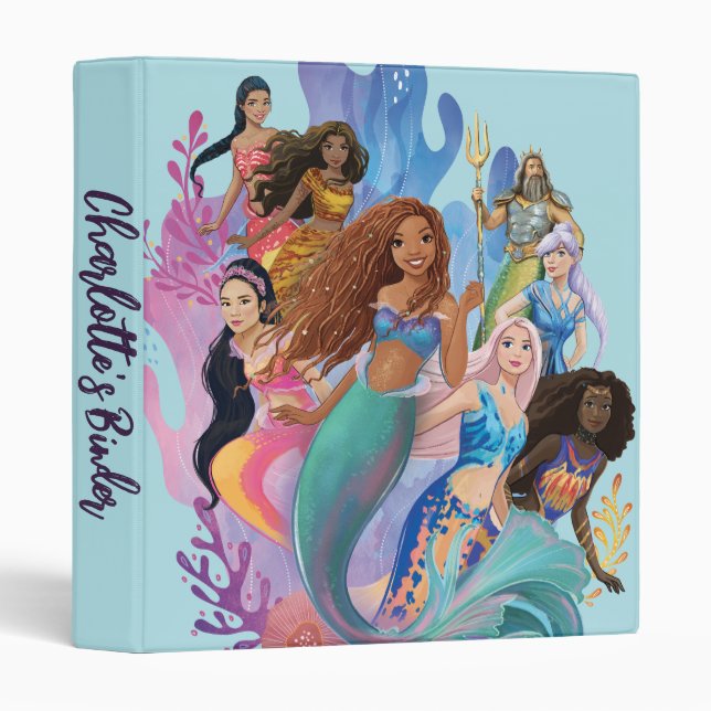 Ariel and her Family 3 Ring Binder (Front/Spine)