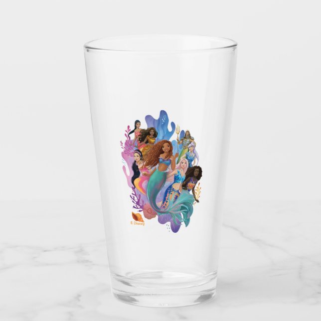 Ariel and her Family Glass (Front)