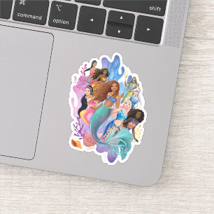 Ariel and her Family Sticker