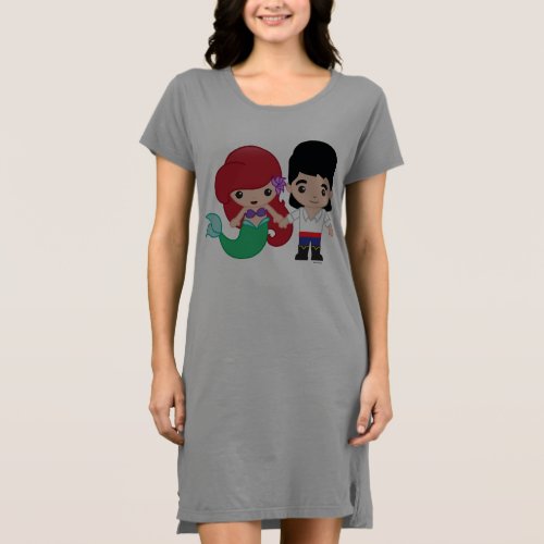 Ariel and Prince Eric Emoji 2 Dress