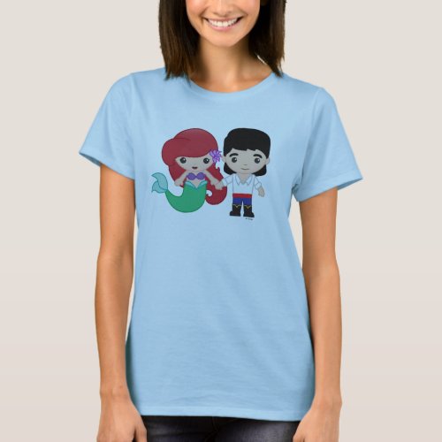 Ariel and Prince Eric Emoji 2 T_Shirt