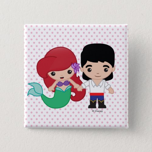 Ariel and Prince Eric Emoji Button