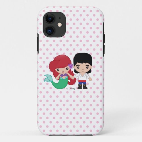 Ariel and Prince Eric Emoji iPhone 11 Case