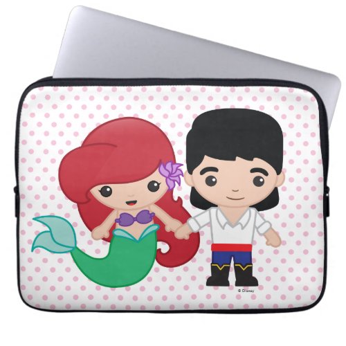 Ariel and Prince Eric Emoji Laptop Sleeve