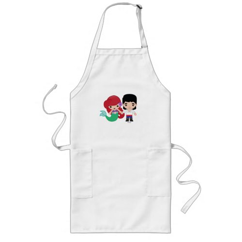 Ariel and Prince Eric Emoji Long Apron