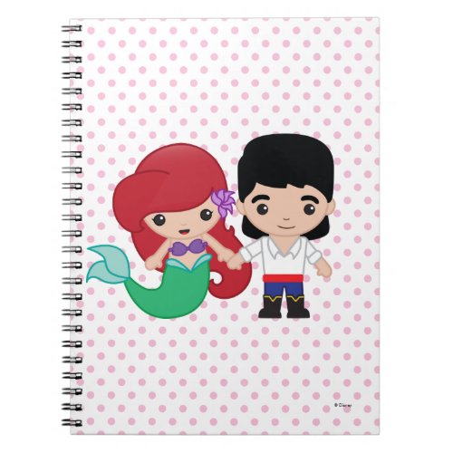 Ariel and Prince Eric Emoji Notebook