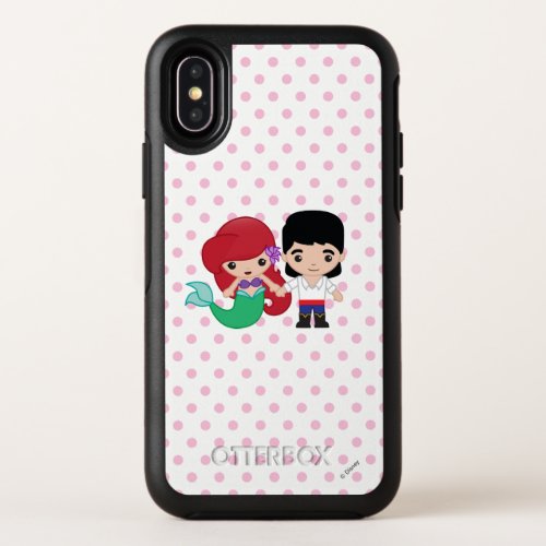 Ariel and Prince Eric Emoji OtterBox Symmetry iPhone X Case