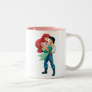 Ariel and Prince Eric Two-Tone Coffee Mug