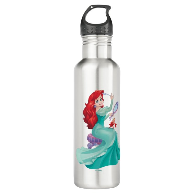 Ariel And Sebastian Water Bottle (Front)
