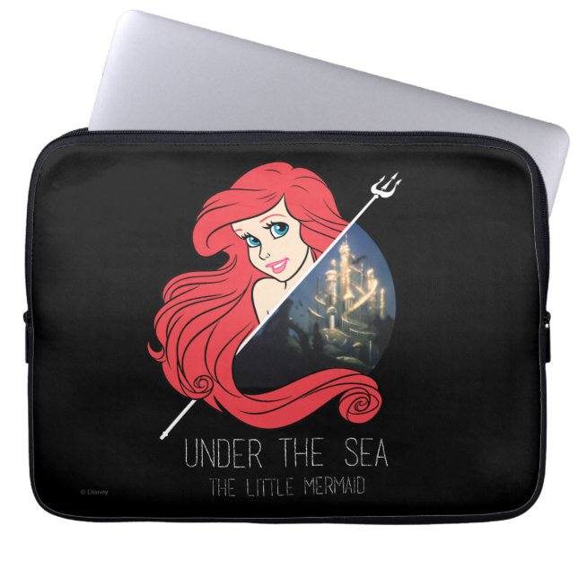 Ariel Atlantis Graphic - Under The Sea Laptop Sleeve (Front)