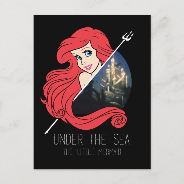 Ariel Atlantis Graphic - Under The Sea Postcard (Front)