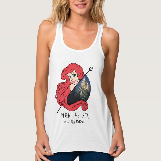 Ariel Atlantis Graphic - Under The Sea Tank Top (Front)