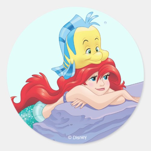 Ariel  Besties_Lifes Treasure Classic Round Sticker