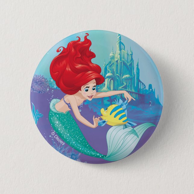 Ariel | Besties Rule Button (Front)