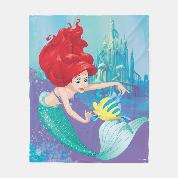 Ariel Besties Rule Fleece Blanket Zazzle