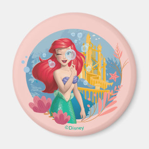 Ariel Bubble Badge Magnet