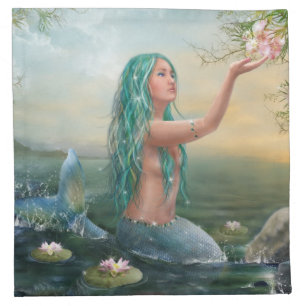 Ariel. Cloth Napkins (set of 4) cocktail 12" x 12"