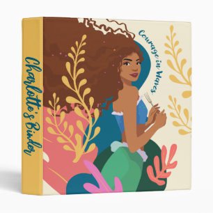 Ariel Courage in Waves 3 Ring Binder