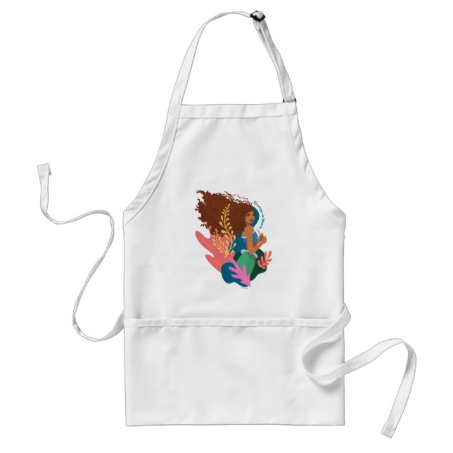 Ariel Courage in Waves Adult Apron (Front)