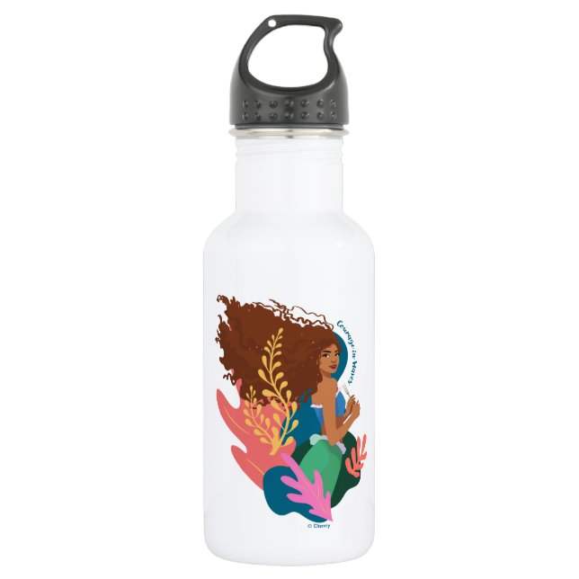 Ariel Courage in Waves Stainless Steel Water Bottle (Front)