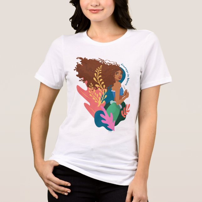Ariel Courage in Waves Tri-Blend Shirt (Front)