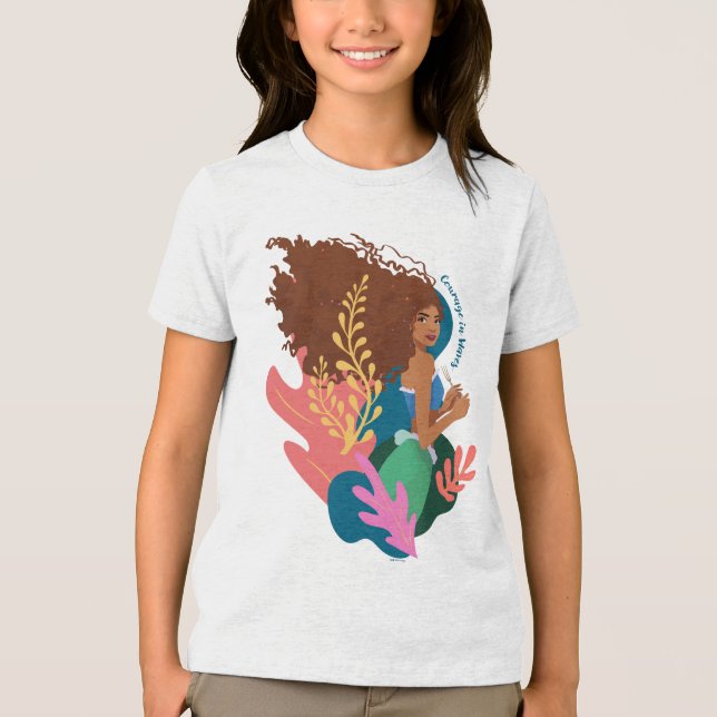 Ariel Courage in Waves Tri-Blend Shirt (Front)