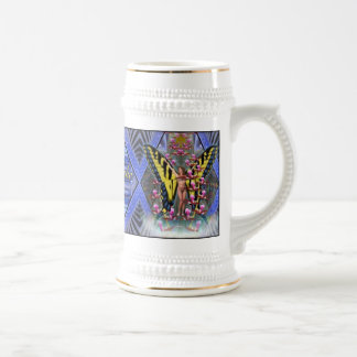 Ariel Daske Floral Vine Beer Stein