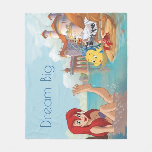 Ariel Dream Big Fleece Blanket Zazzle