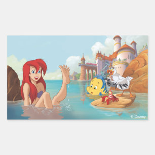 Ariel   Dream Big Rectangular Sticker