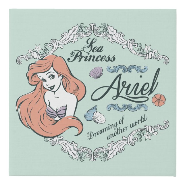 Ariel | Dreaming of Another World Faux Canvas Print (Front)