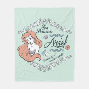 Ariel   Dreaming of Another World Fleece Blanket