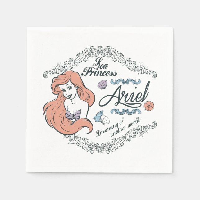 Ariel | Dreaming of Another World Napkins (Front)