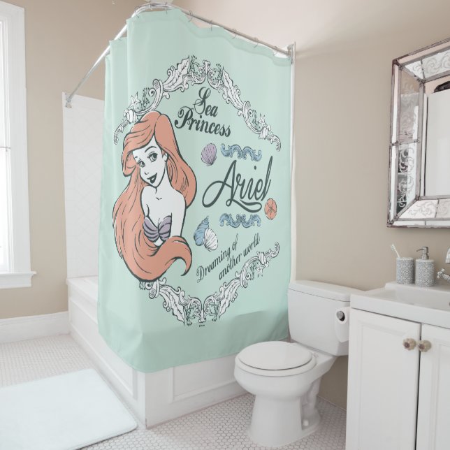 Ariel | Dreaming of Another World Shower Curtain (In Situ)